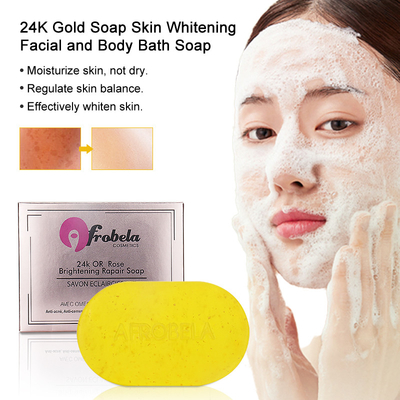 미백 조명을 위한 135g 글루타티온 24k 금 Soap